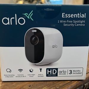 Wire free security camera